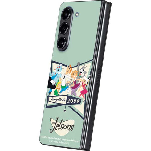 The Jetsons Party Like Its 2099 Galaxy Z Fold5 5G Skin